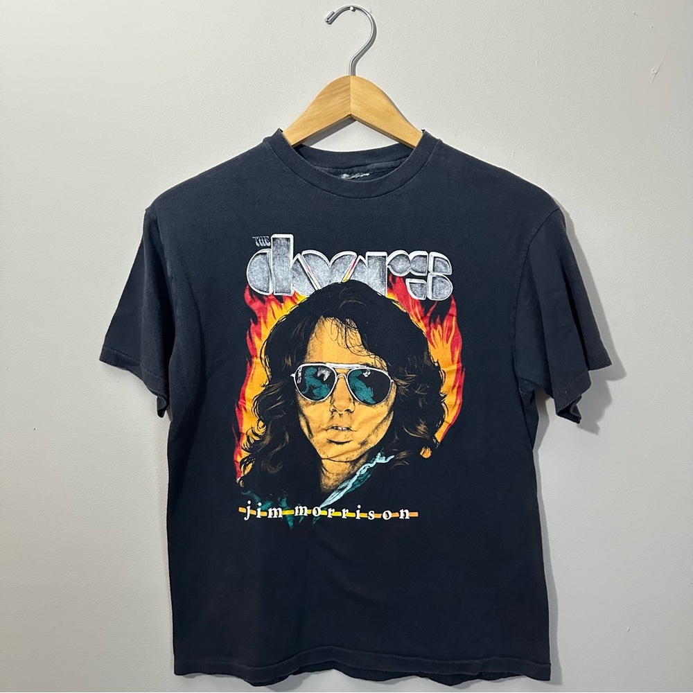 Vintage 80s Jim Morrison The Doors Lizard King Single Stitch T Shirt